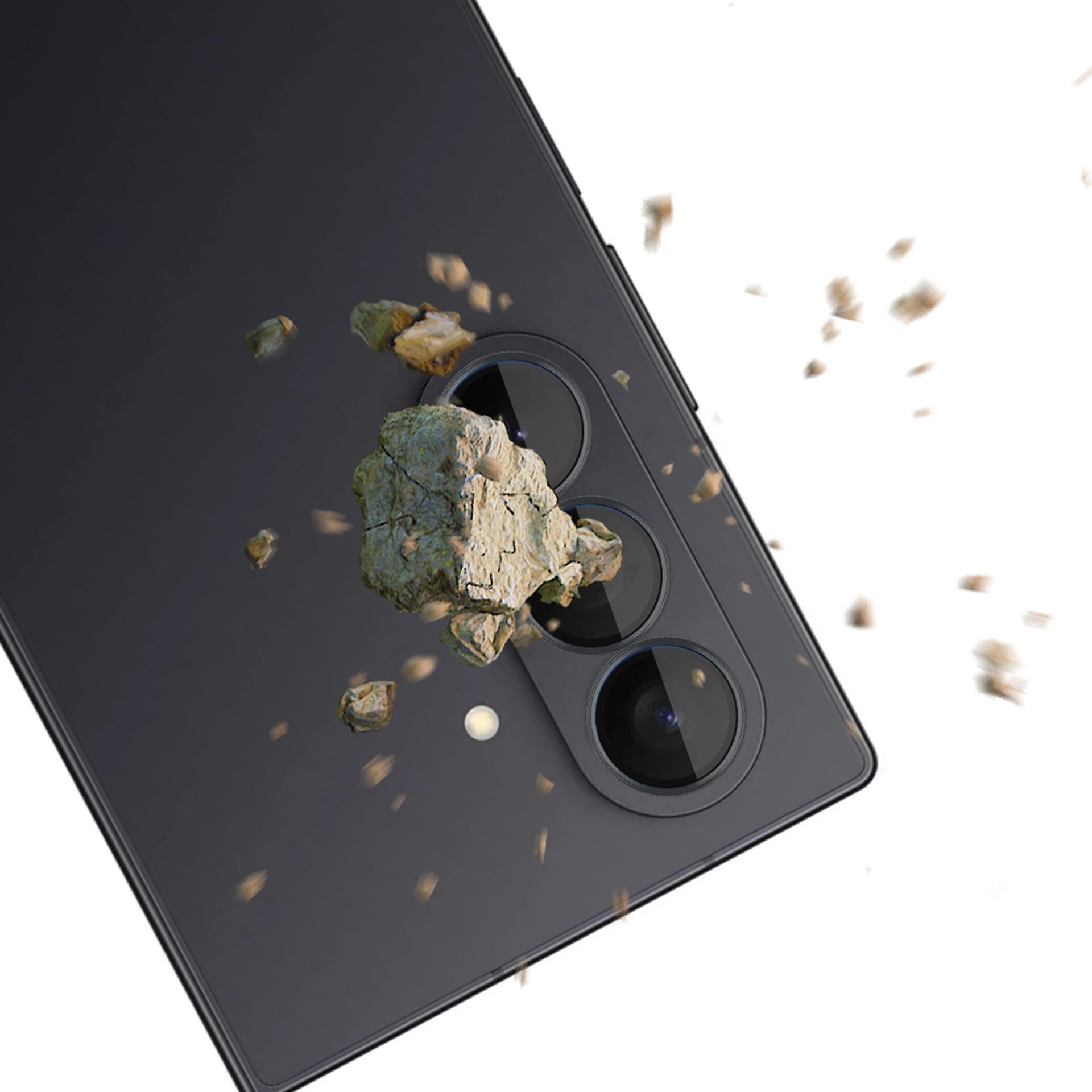 3mk Lens Protection Pro -kameran linssisuojalasi Samsung Galaxy Z Fold 7:lle – musta