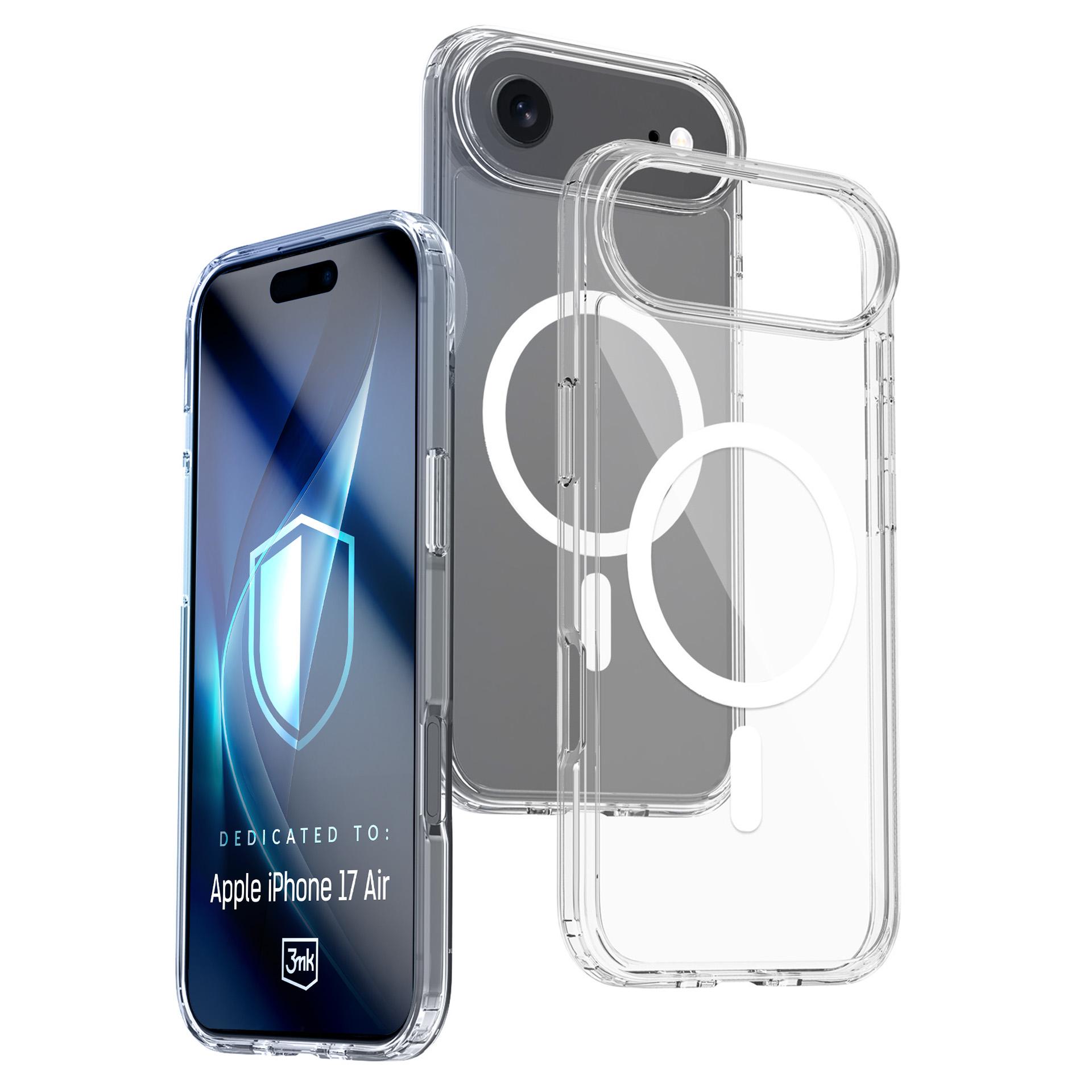 3mk Armor MagCase iPhone 17 Airille – läpinäkyvä