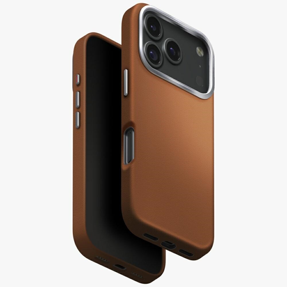 Uniq Lyden Magclick -latauskotelo iPhone 17 Pro:lle – ruskea