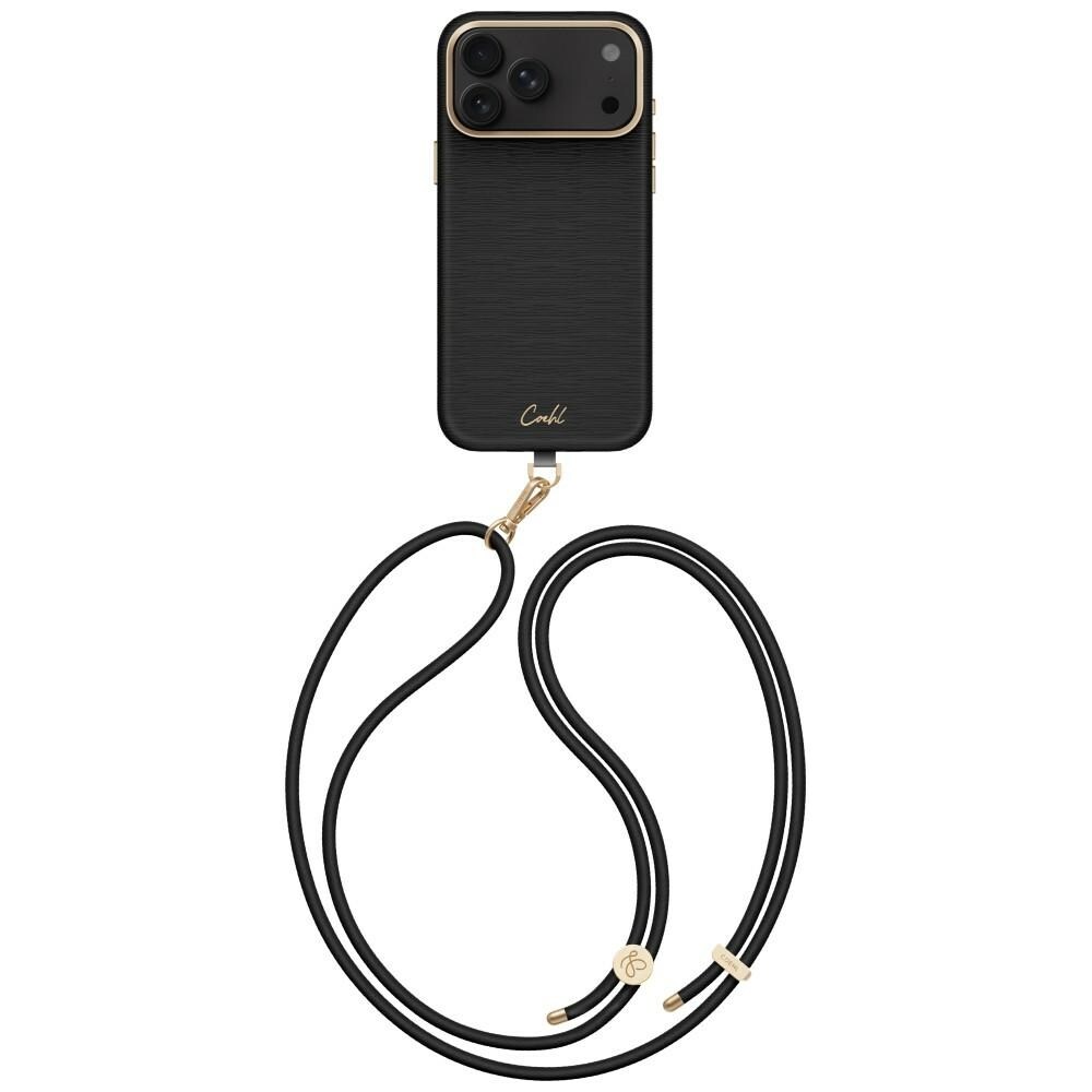 Uniq Coehl Mirelle -magnetinen latauskotelo iPhone 18 Pro Max / 17 Pro Max - Musta