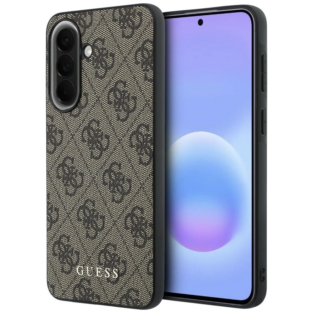 Guess 4G Classic -suojakotelo Samsung Galaxy A57 5G:lle – ruskea