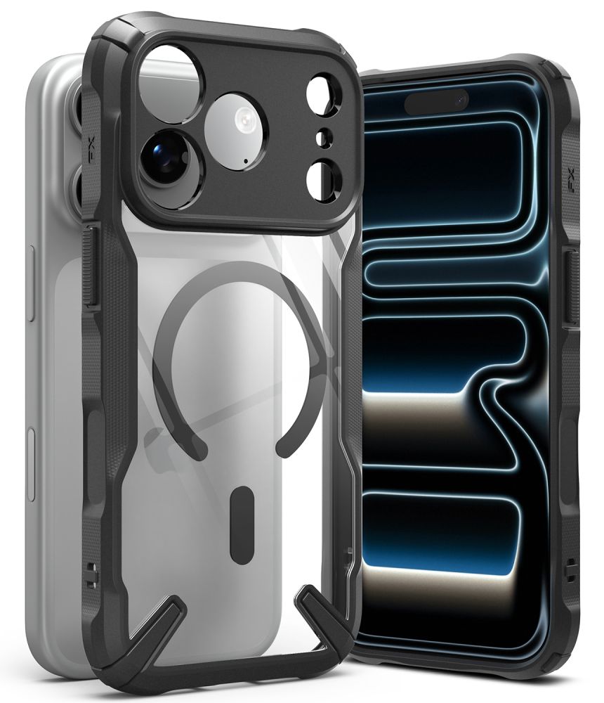 Ringke Fusion X -magneettinen MagSafe-kotelo iPhone 18 Pro Max / 17 Pro Max - Musta