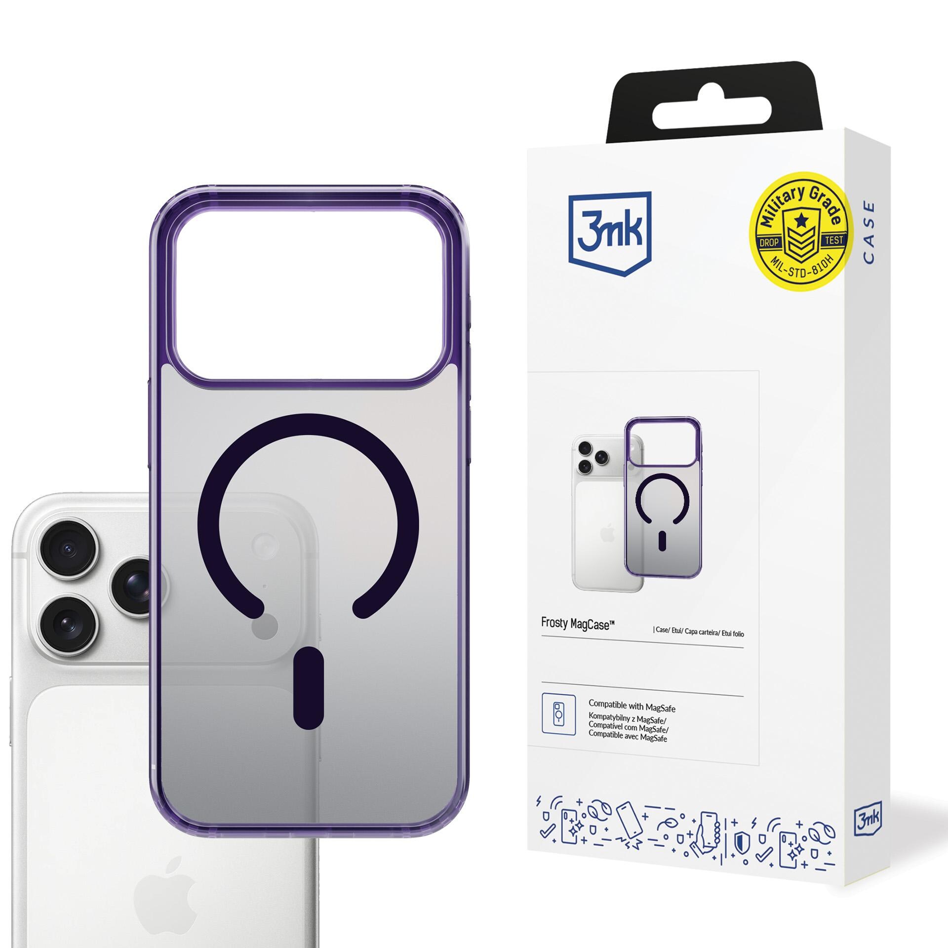 3mk Frosty MagCase iPhone 17 Pro Maxille – violetti