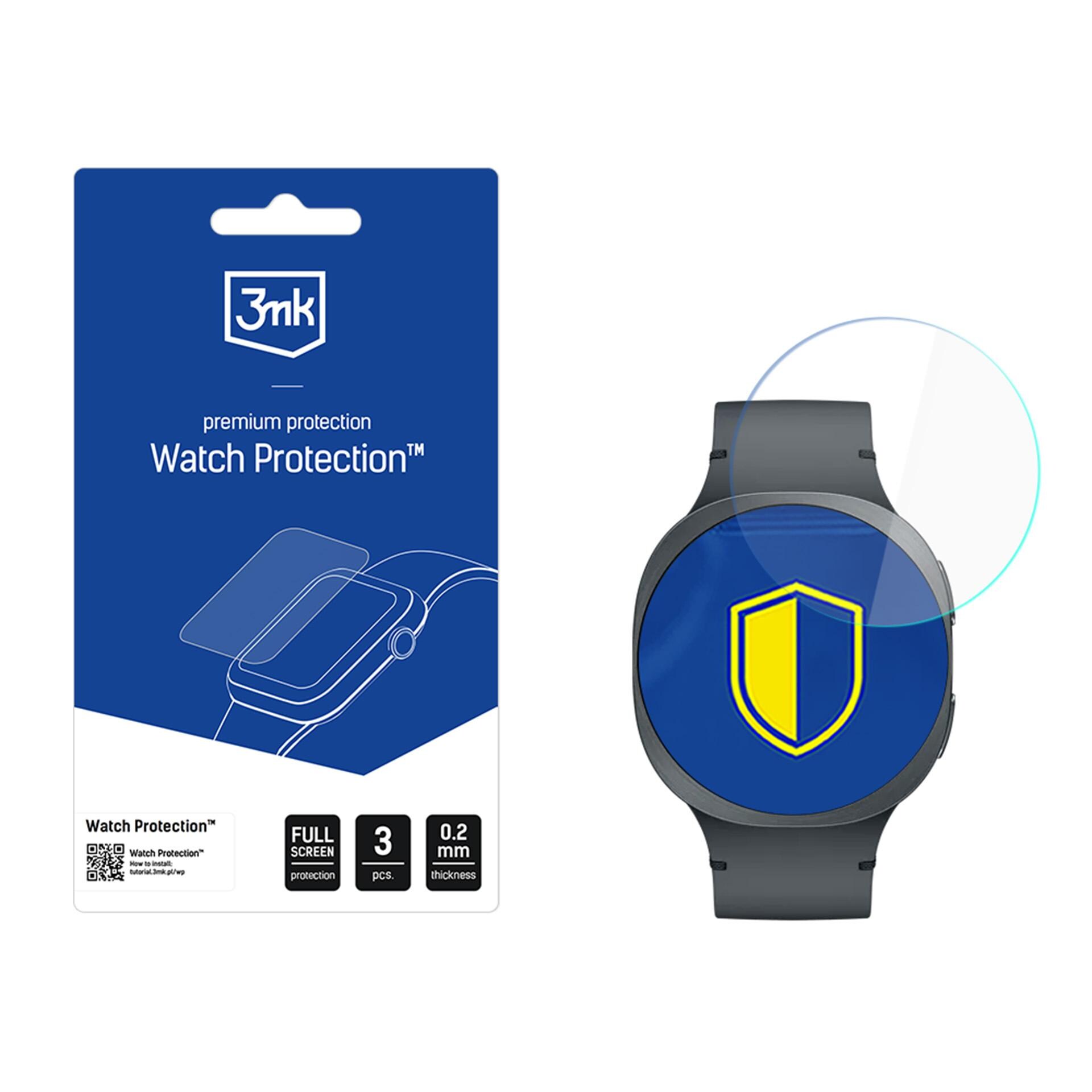 3mk Watch Protection FlexibleGlass -hybridilasi Samsung Galaxy Watch 8 44 mm:lle