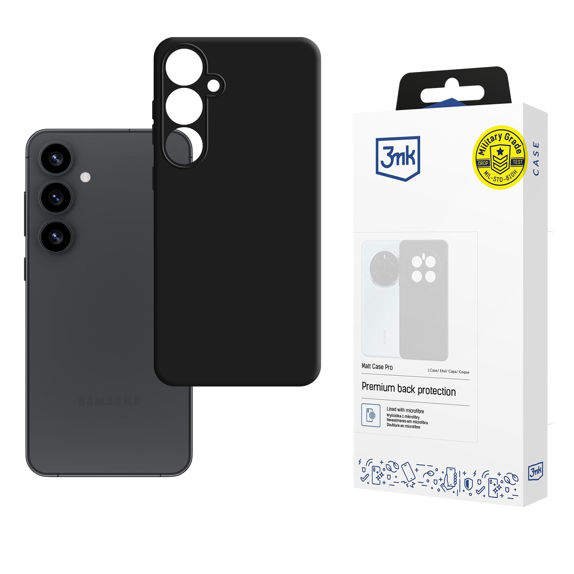 3mk Matt Case Pro Samsung Galaxy S25+:lle – mattamusta