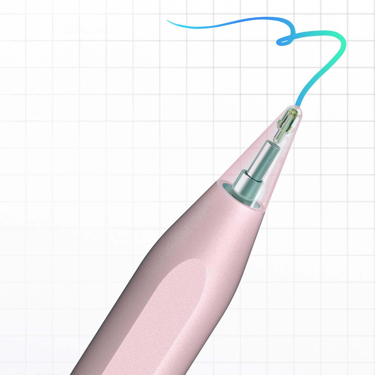 Metapen A8 V4 -aktiivikynä iPadille, USB-C - vaaleanpunainen