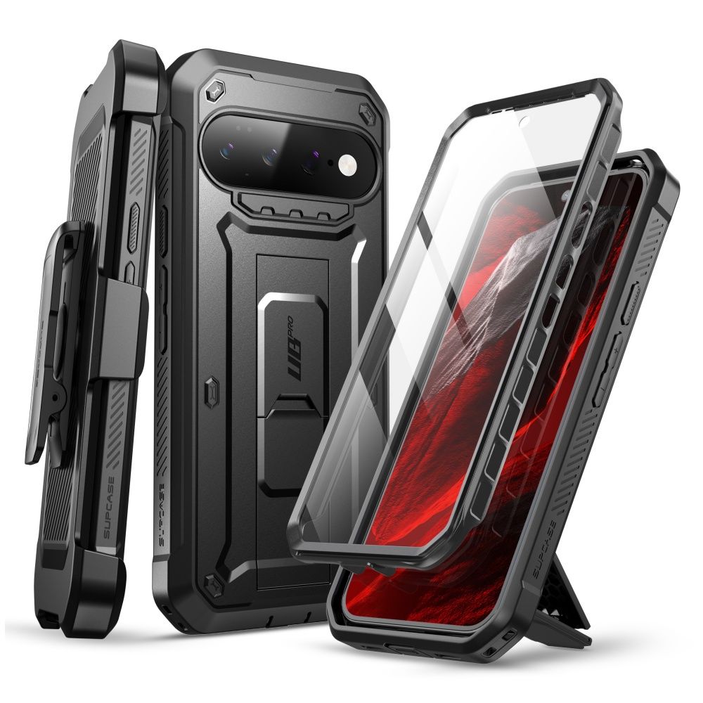 Supcase Unicorn Beetle Pro -suojakotelo Google Pixel 11 Pro XL:lle – musta