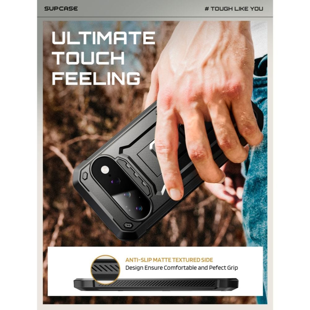 Supcase Unicorn Beetle Pro -suojakotelo Google Pixel 11 Pro XL:lle – musta