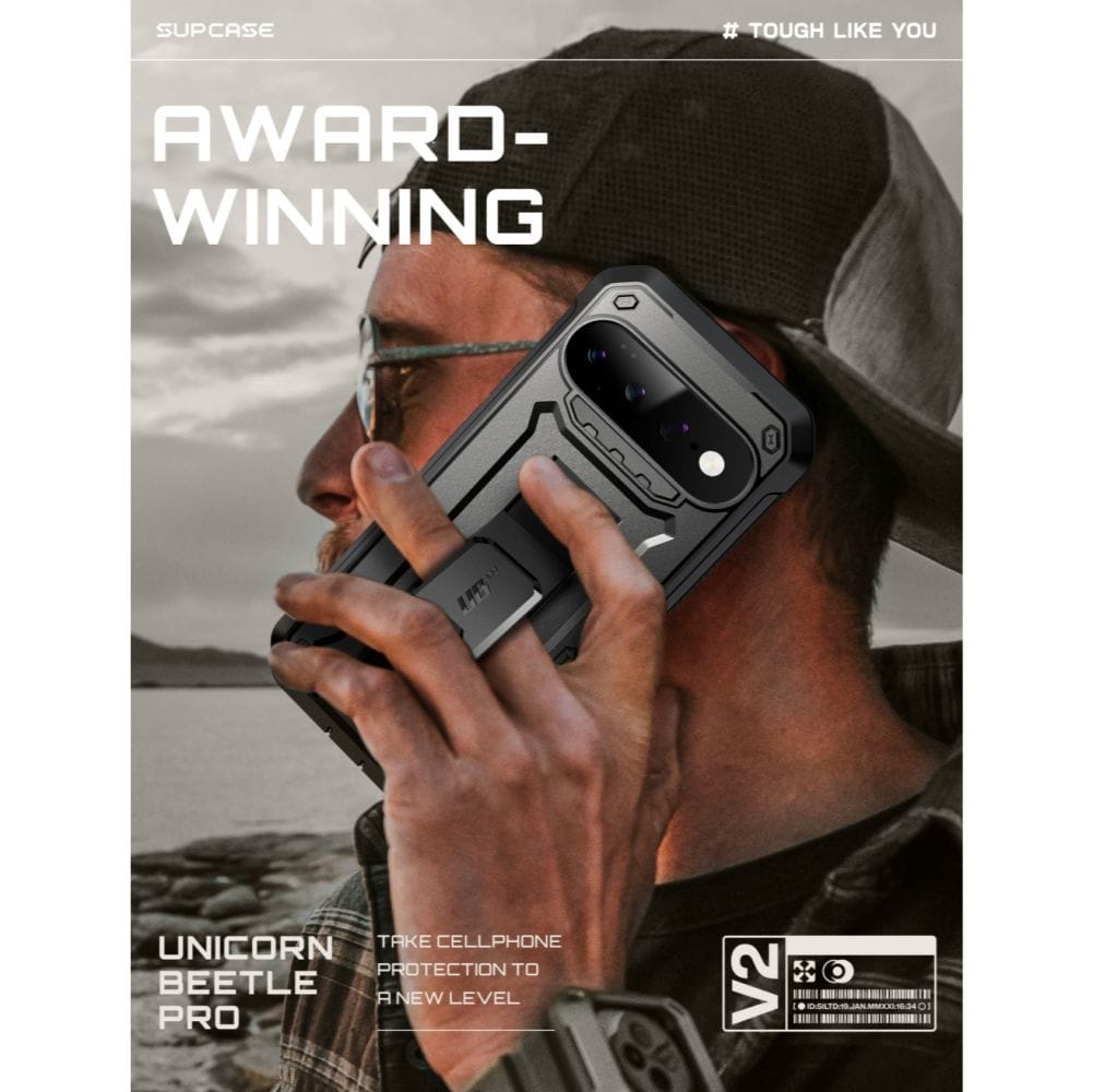 Supcase Unicorn Beetle Pro -suojakotelo Google Pixel 11 Pro XL:lle – musta