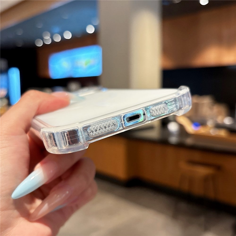 iPhone 18 Pro Max / 17 Pro Max -magnetinen TPU-kotelo irrotettavalla kamerasuojuksella – läpinäkyvä