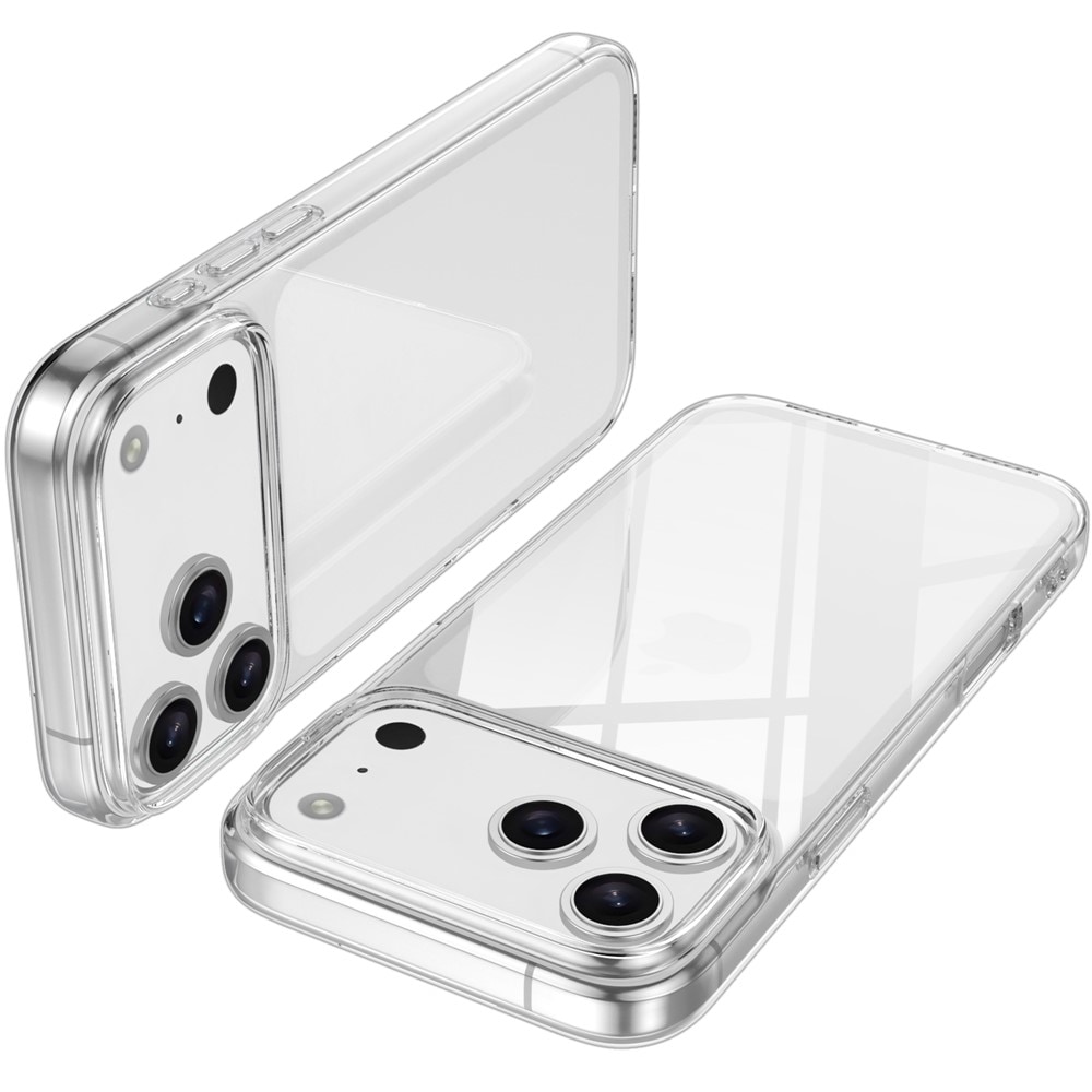 iPhone 18 Pro / 17 Pro:n sormenjälkiä hylkivä TPU-suojakotelo – läpinäkyvä