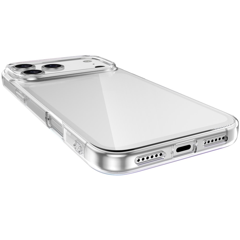 iPhone 18 Pro Max / 17 Pro Max -sormenjälkiä hylkivä TPU-suojakotelo – läpinäkyvä