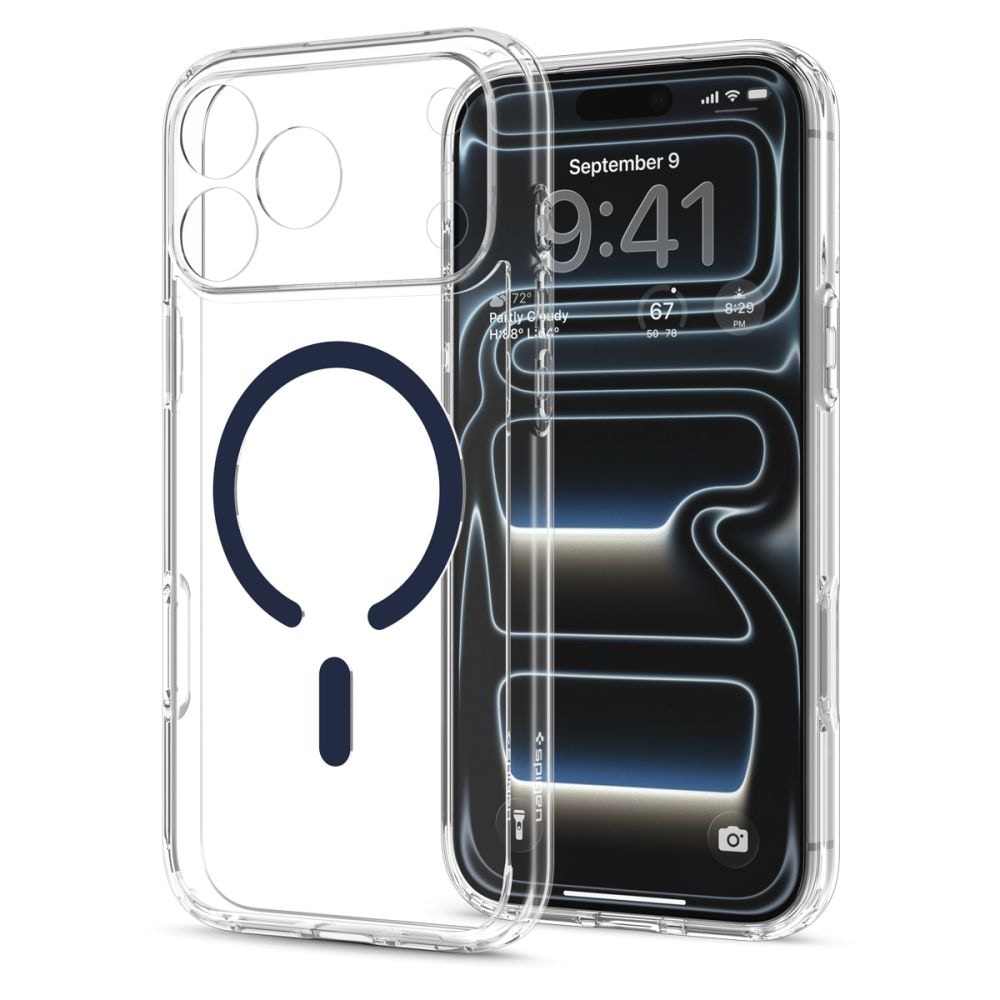 Spigen Ultra Hybrid MagSafe -suojakotelo iPhone 18 Pro / 17 Pro - kirkas laivansininen