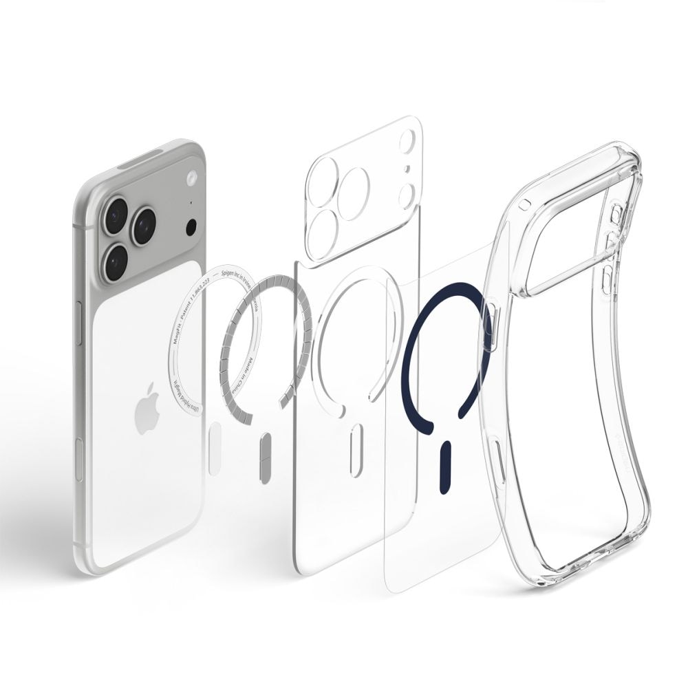 Spigen Ultra Hybrid MagSafe -suojakotelo iPhone 18 Pro / 17 Pro - kirkas laivansininen