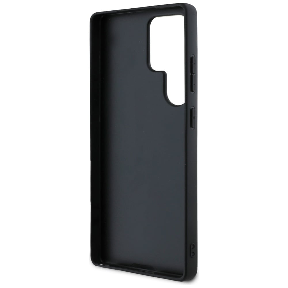 Guess Fixed Glitter Big 4G -metallilogokotelo Samsung Galaxy S25 Ultra -mallille – kultainen