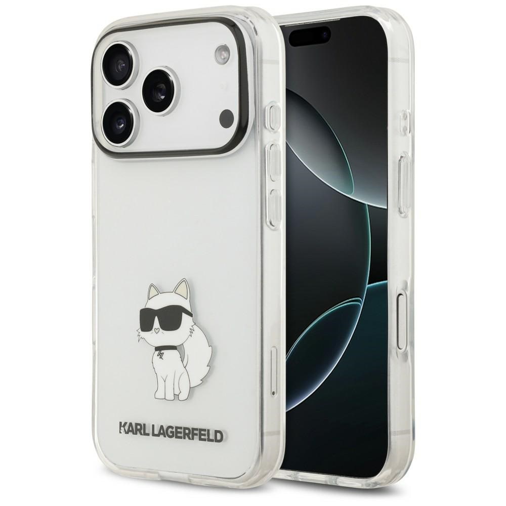 Karl Lagerfeld IML NFT Choupette -suojakotelo iPhone 18 Pro / 17 Pro - Läpinäkyvä