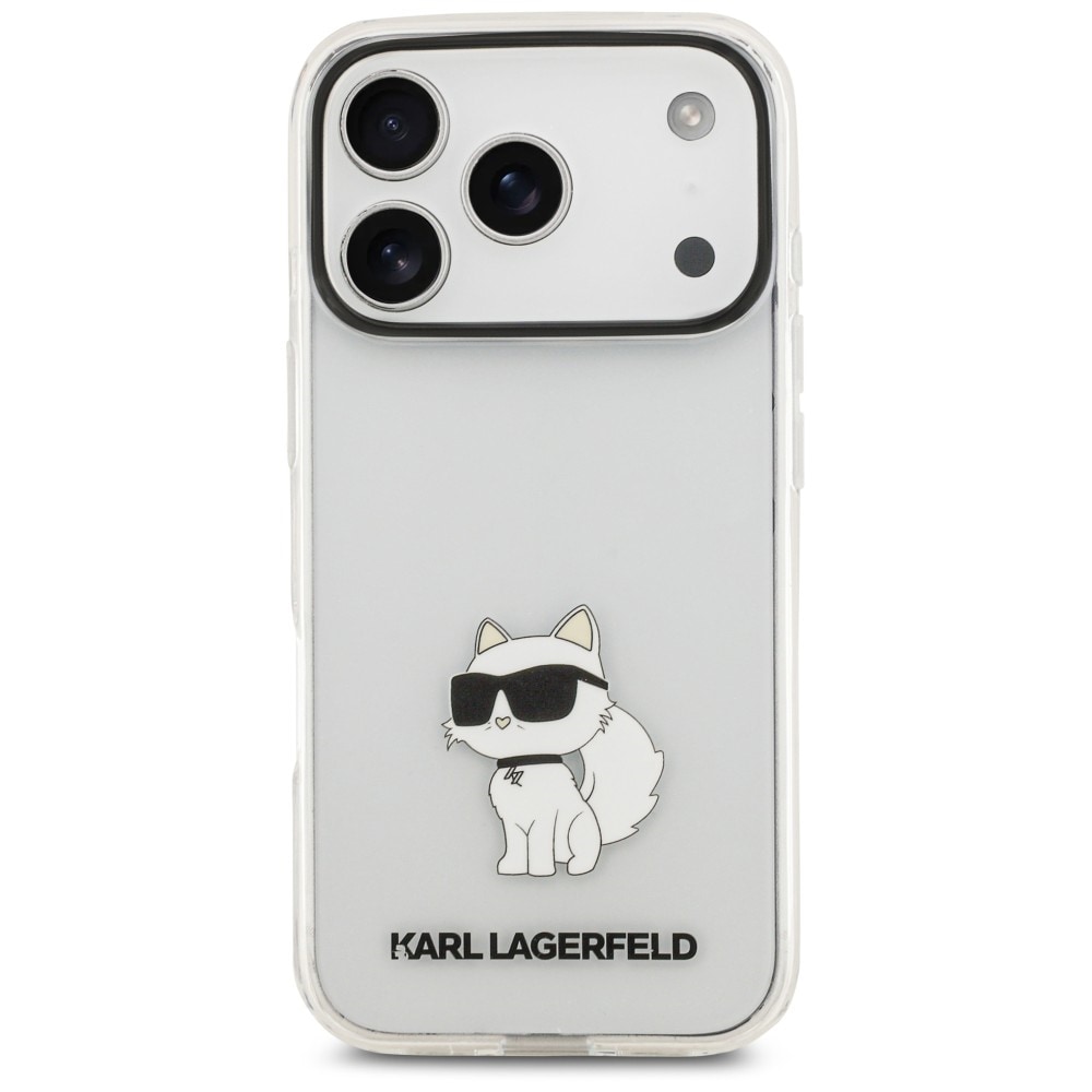 Karl Lagerfeld IML NFT Choupette -suojakotelo iPhone 18 Pro / 17 Pro - Läpinäkyvä