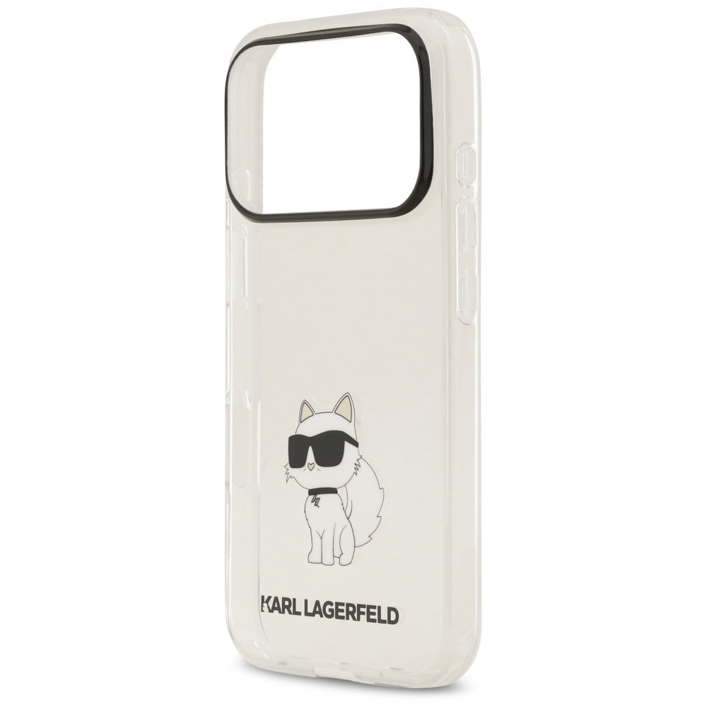 Karl Lagerfeld IML NFT Choupette -suojakotelo iPhone 18 Pro / 17 Pro - Läpinäkyvä