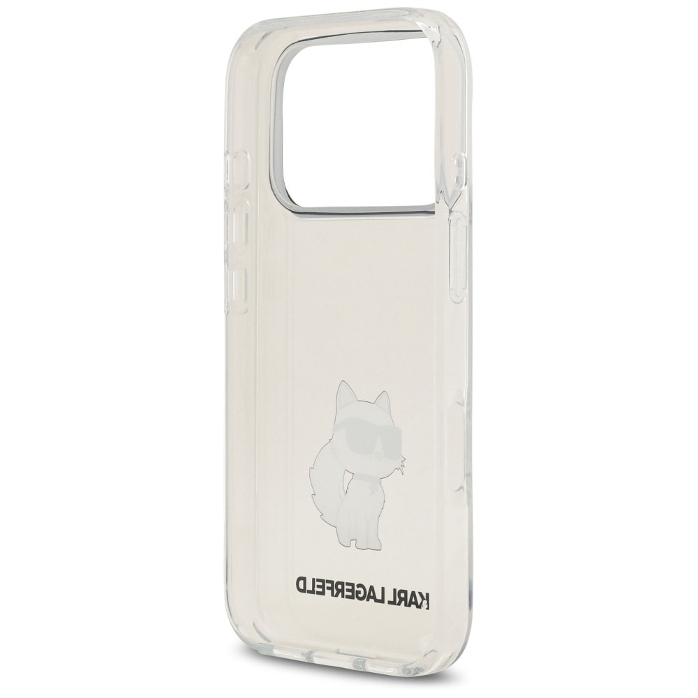 Karl Lagerfeld IML NFT Choupette -suojakotelo iPhone 18 Pro / 17 Pro - Läpinäkyvä