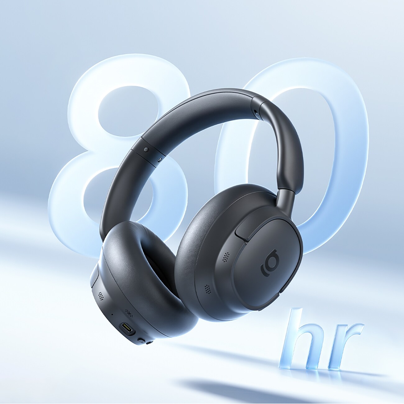 Baseus Bass BH1 NC Lite -langattomat over-ear-kuulokkeet, ANC – harmaa