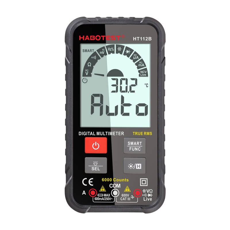 True RMS Digitaalinen yleisyleismittari Habotest HT112B