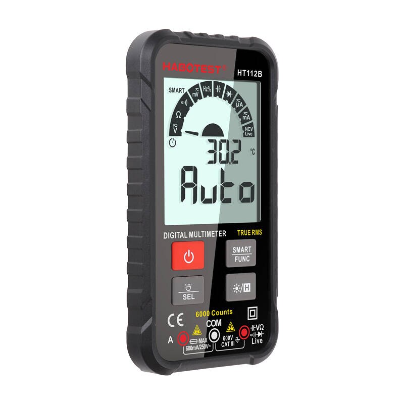 True RMS Digitaalinen yleisyleismittari Habotest HT112B