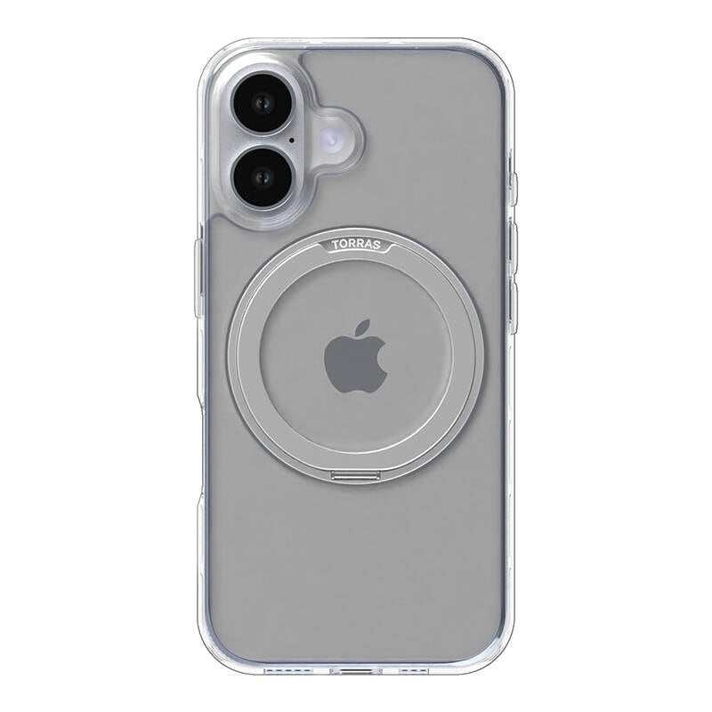 Torras Ostand Pro Kotelo iPhone 16 (läpinäkyvä)