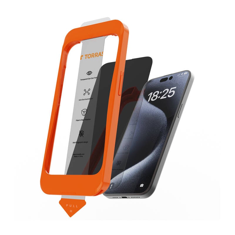 Torras Asenna Master karkaistu lasi iPhone 16 Plusille