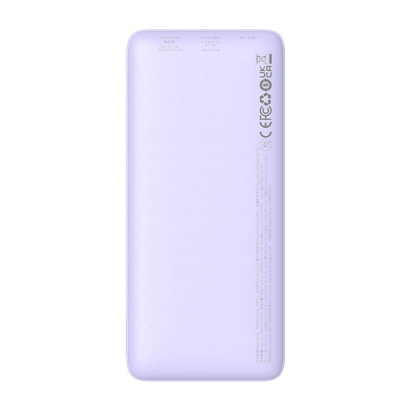 Baseus Airpow 10000mAh 20W Powerbank (violetti)