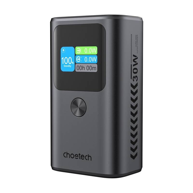 Tehopankki Choetech B701 10000mAh PD30W (harmaa)