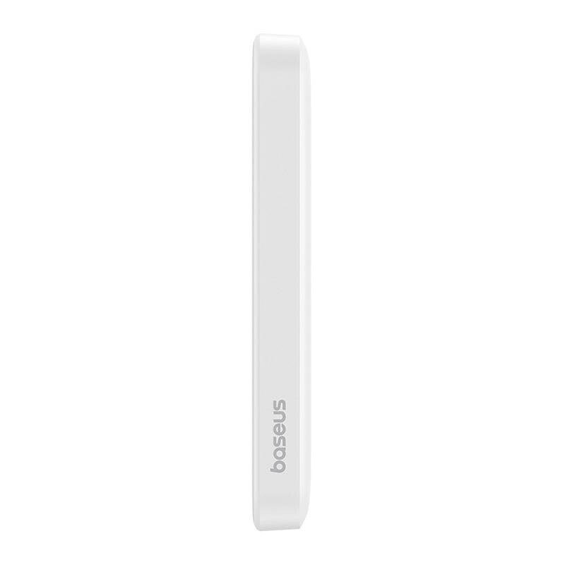 Magneettinen Mini Powerbank Baseus 5000mAh, USB-C 20W (valkoinen)