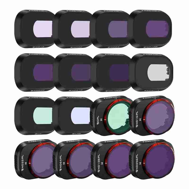 16 suodattimen Freewell-sarja DJI Mini 4 Pro -lennokille