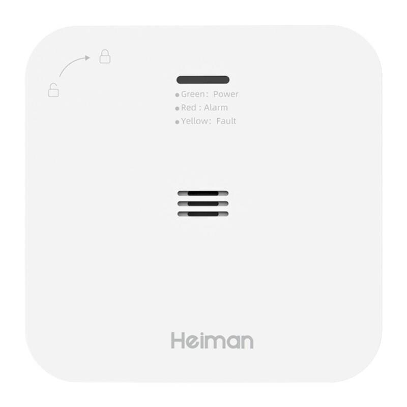Heiman WS-720ES Tuya WiFi-älykäs hiilimonoksidi-ilmaisin