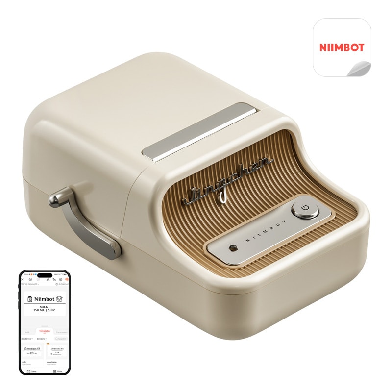 Niimbot B21 Pro kannettava tarratulostin (kerma)