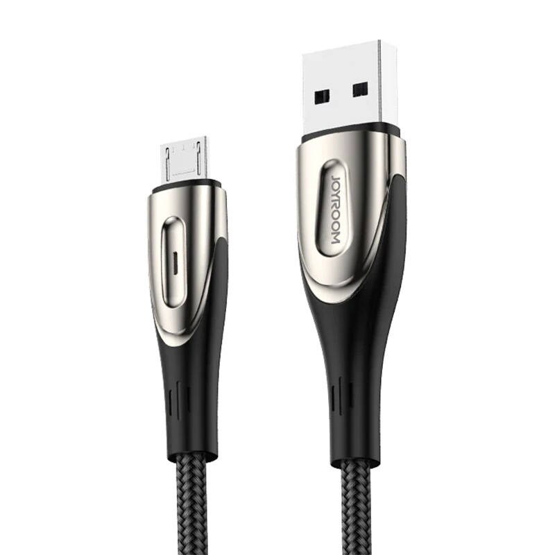 Micro USB 3A pikalatauskaapeli 1.2m Joyroom S-M411 (musta)