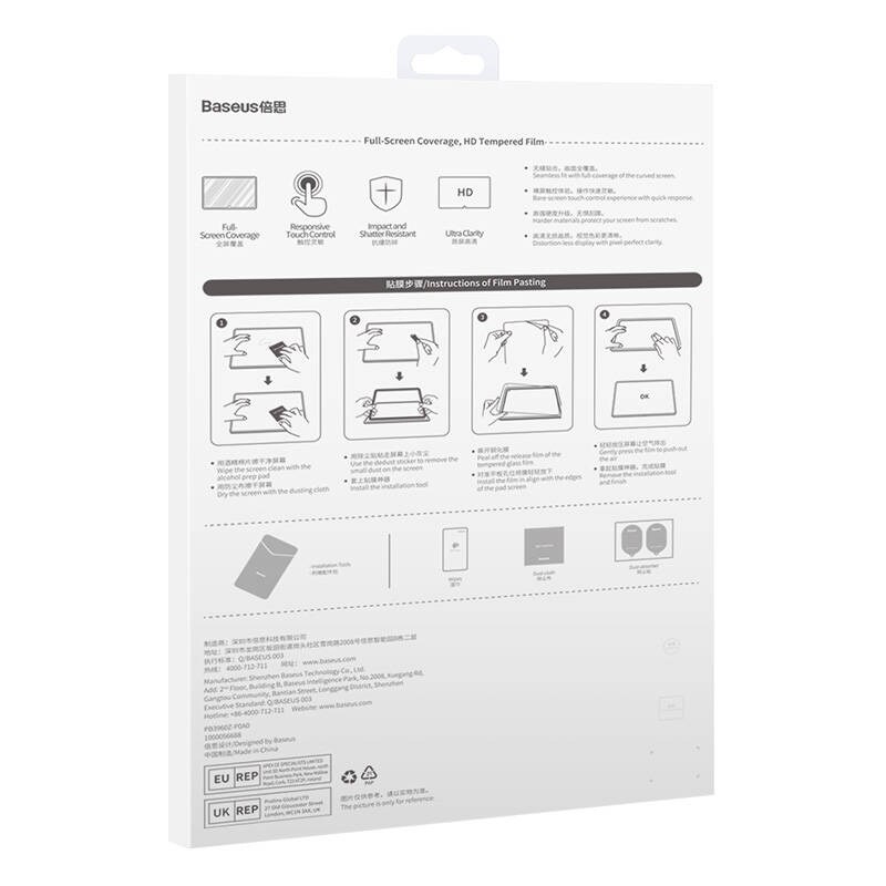 Baseus Kristalli karkaistu lasi 0.3mm tabletille Huawei MatePad Pro 11"