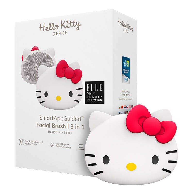 Kasvojen puhdistusharja 3in1 Geske APP:lla (Hello Kitty starlight)