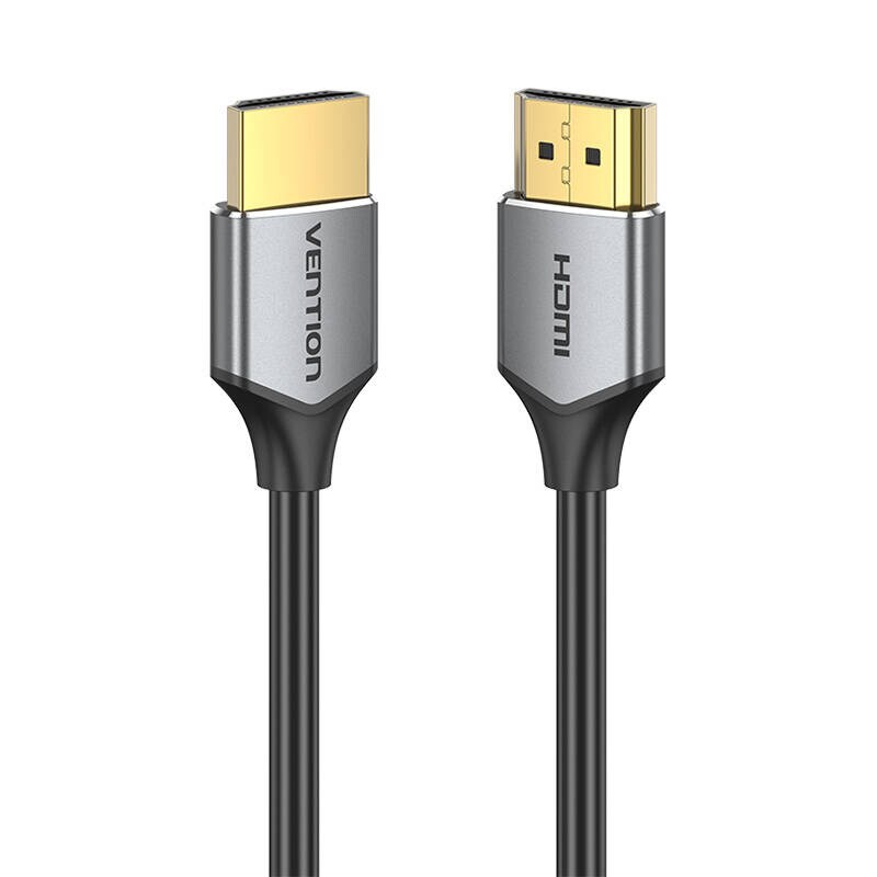 Erittäin ohut HDMI-kaapeli Vention ALEHD 0.5m 4K 60Hz (harmaa)
