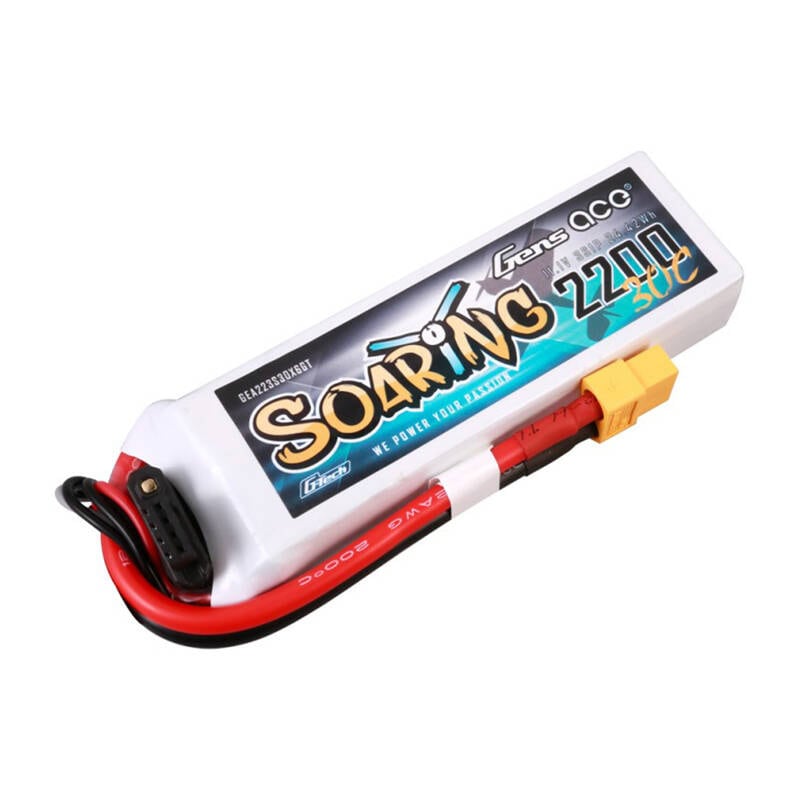 Gens ässä G-Tech Soaring 2200mAh 11.1V 30C 3S1P Lipo Batte