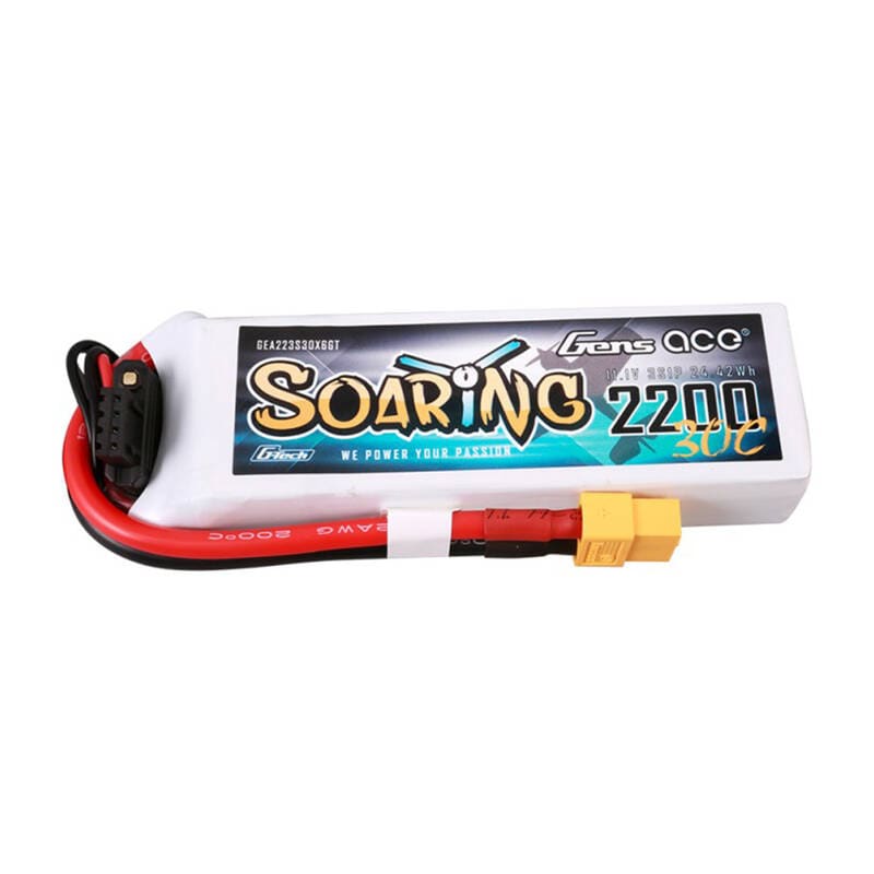Gens ässä G-Tech Soaring 2200mAh 11.1V 30C 3S1P Lipo Batte