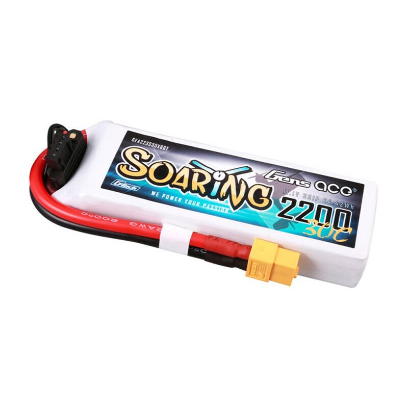 Gens ässä G-Tech Soaring 2200mAh 11.1V 30C 3S1P Lipo Batte