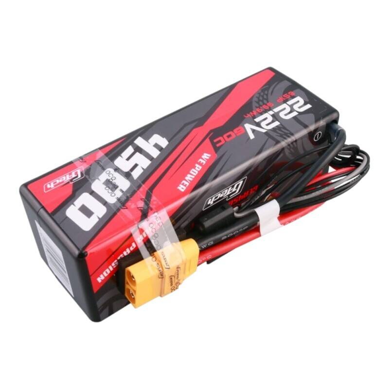 Gens ässä G-Tech 4500mAh 6S1P 22.2V 60C HardCase RC auto Lipo akku 14#