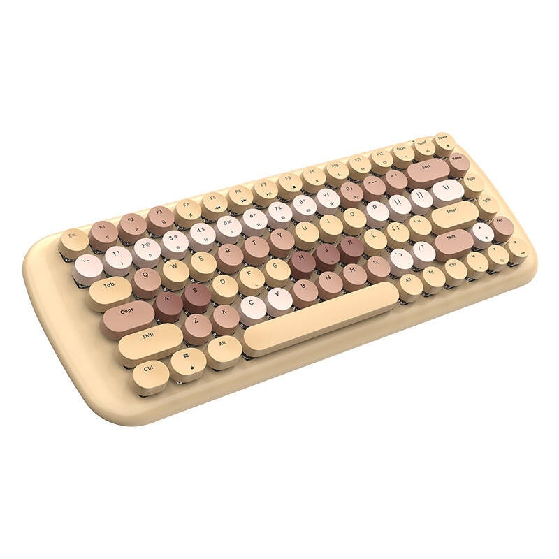 MOFII langaton mekaaninen näppäimistö Bluetooth ROMI 2.4G (ruskea) - Bluetooth ROMI 2.4G (Ruskea)