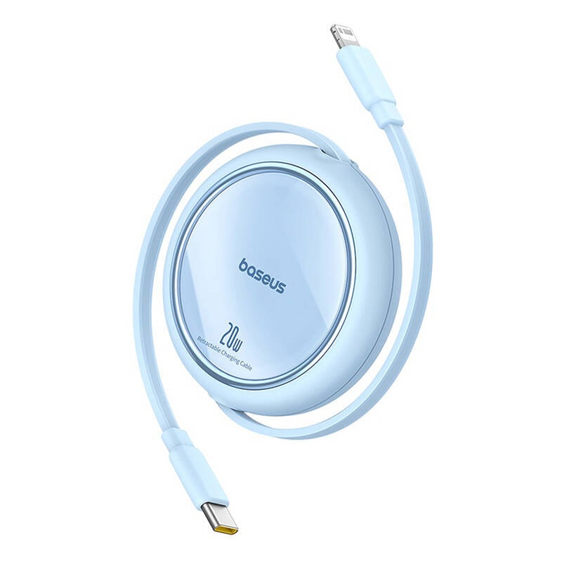 USB-kaapeli Baseus Free2Pull USB-C ja iP 20W 1m (sininen)