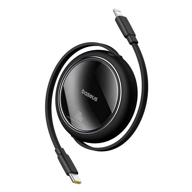 USB-kaapeli Baseus Free2Pull USB-C ja iP 20W 1m (musta)