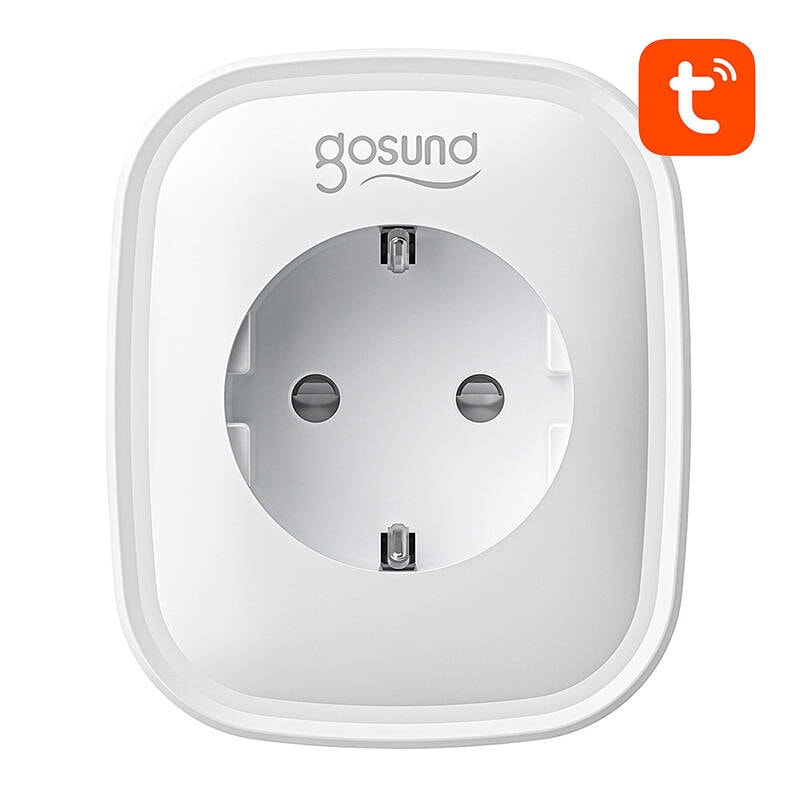 Gosund SP6 Smart WiFi/Bluetooth-pistorasia 16A, jossa on USB-C PD 20W ja virranmittausjärjestelmä