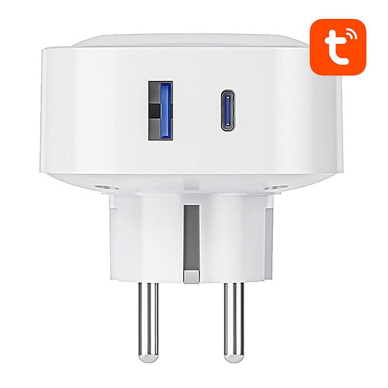 Gosund SP6 Smart WiFi/Bluetooth-pistorasia 16A, jossa on USB-C PD 20W ja virranmittausjärjestelmä