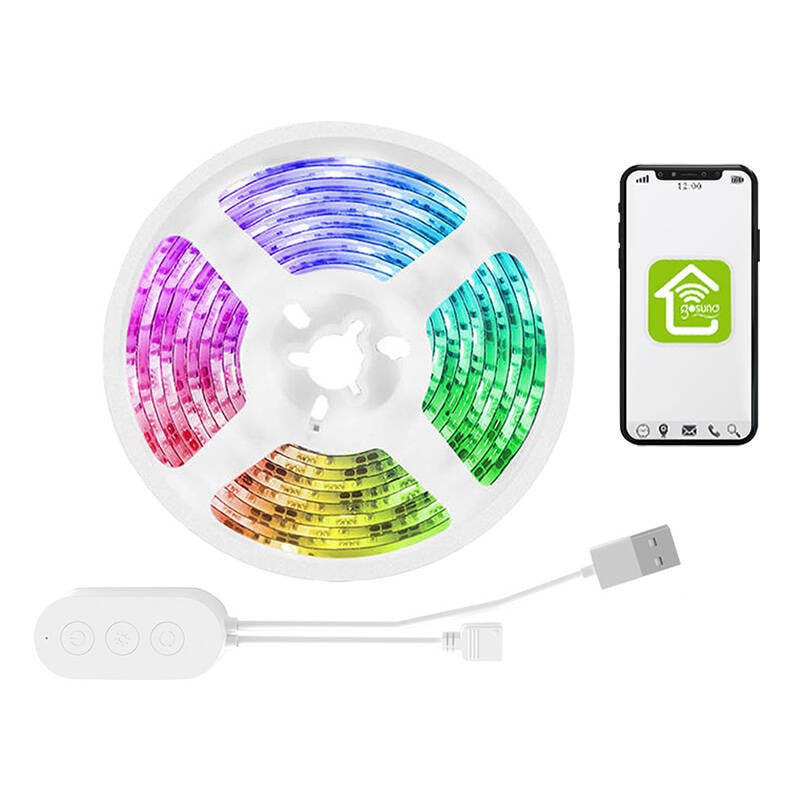 Gosund SL1 WiFi RGB LED älykäs nauha (2.8m) Tuya Tuya