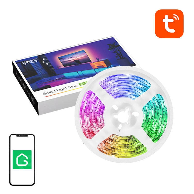 Gosund SL1 WiFi RGB LED älykäs nauha (2.8m) Tuya Tuya