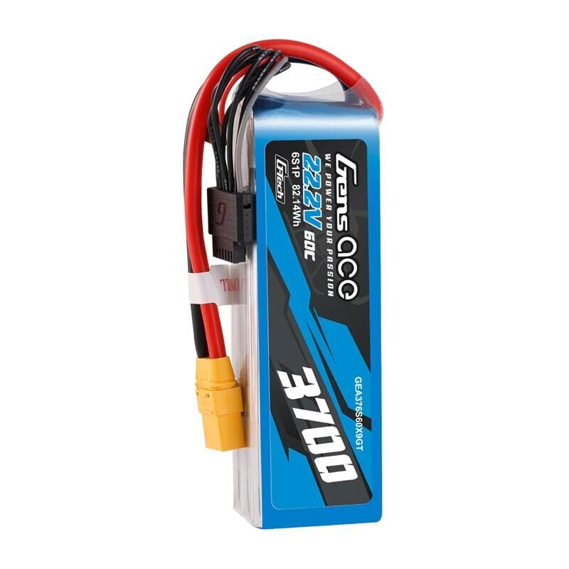 Akku Lipo Gens Ace G-Tech 3700mAh 22.2V 60C 6S1P XT90 Xt90